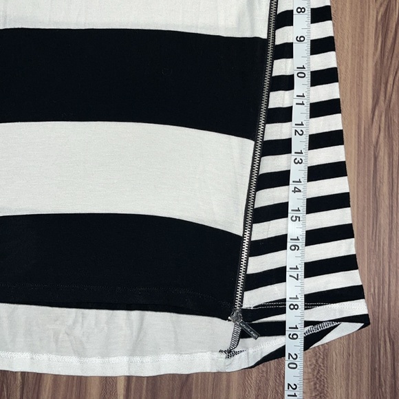 Michael Kors, black and white stripe tank top - Picture 5 of 7